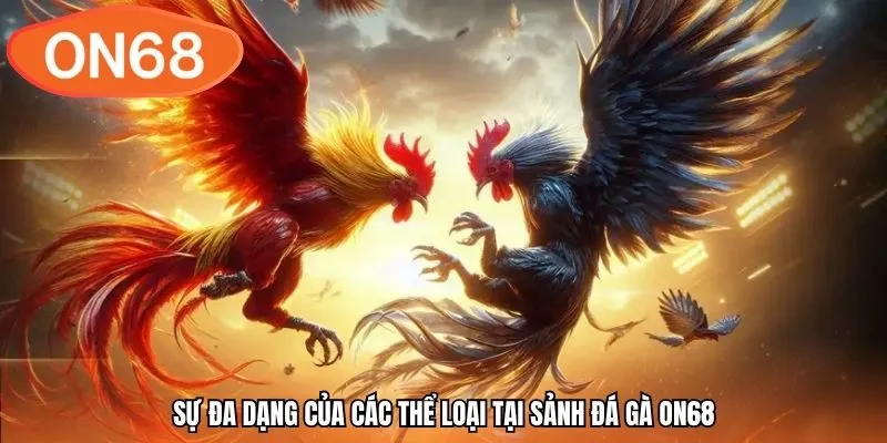 Sự đa dạng của các thể loại tại sảnh đá gà ON68